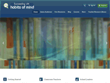 Tablet Screenshot of habitsofmind.org